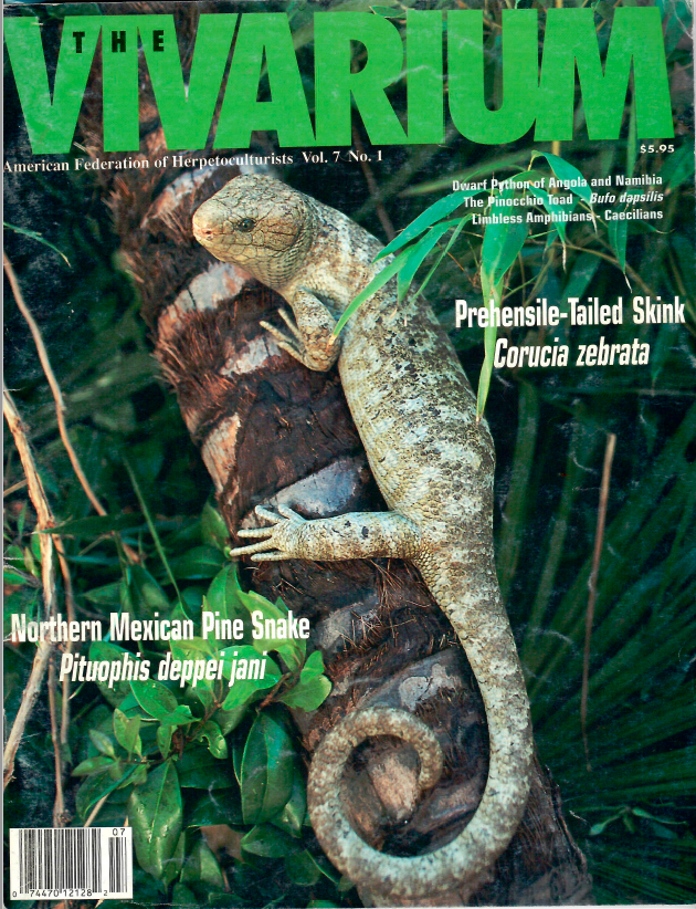 The Vivarium. Vol. 7, №1