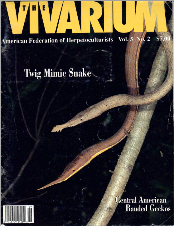 The Vivarium. Vol. 5, №2
