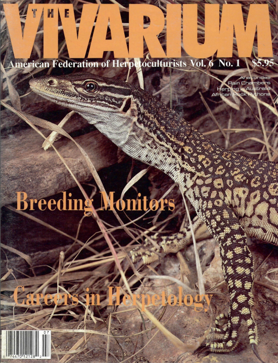 The Vivarium. Vol. 6, №1